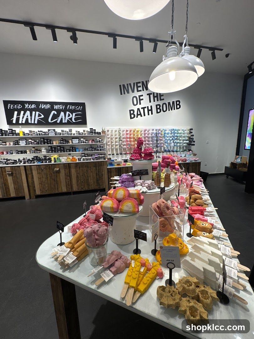 Bath Bomb and Hair Care Products