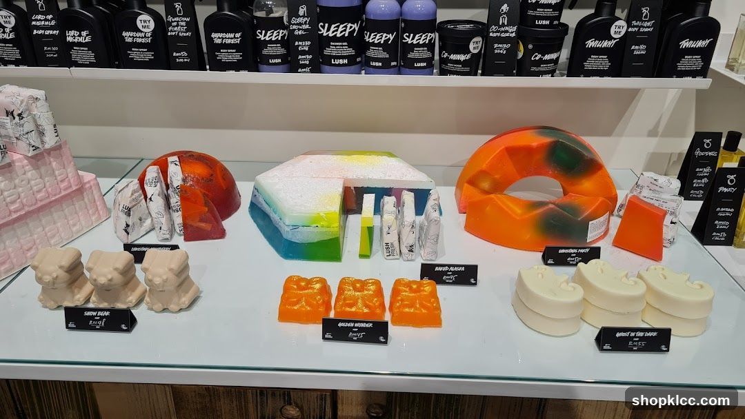 Lush Products Display