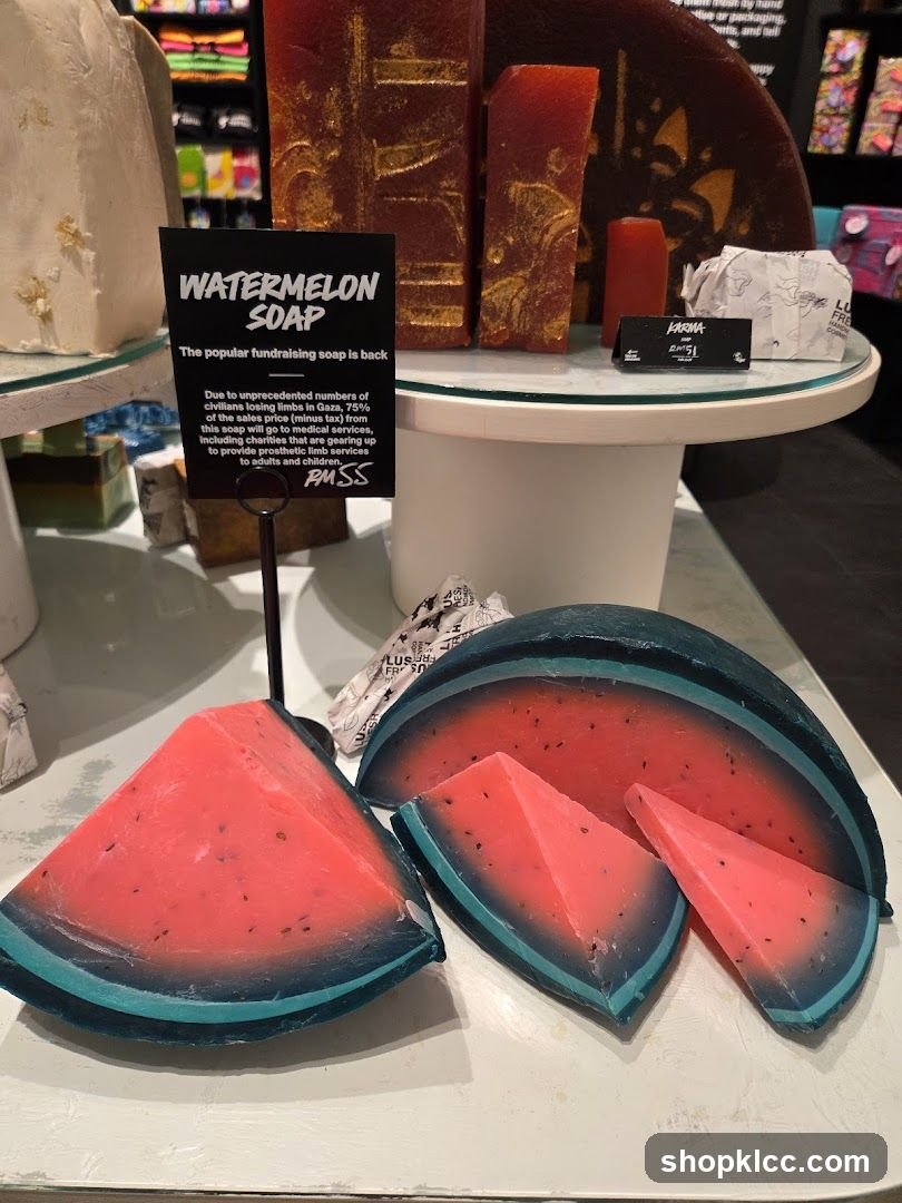 Watermelon Soap Display