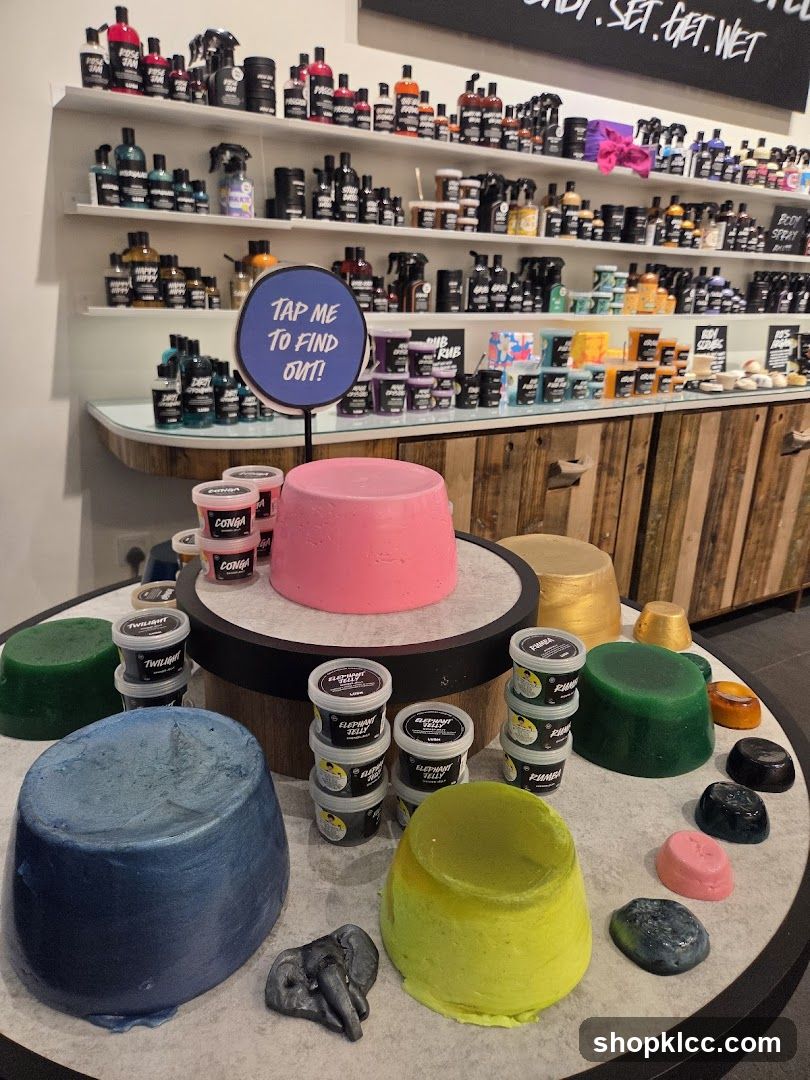 Lush Cosmetics Display