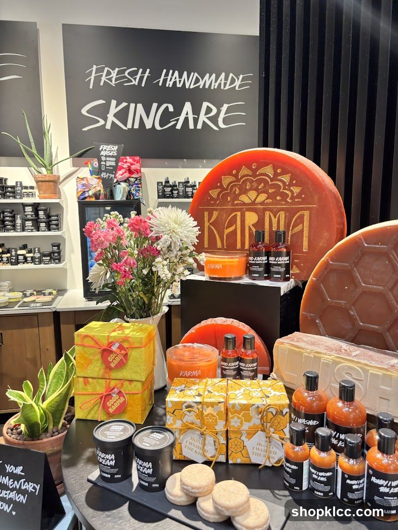 Lush Skincare Display
