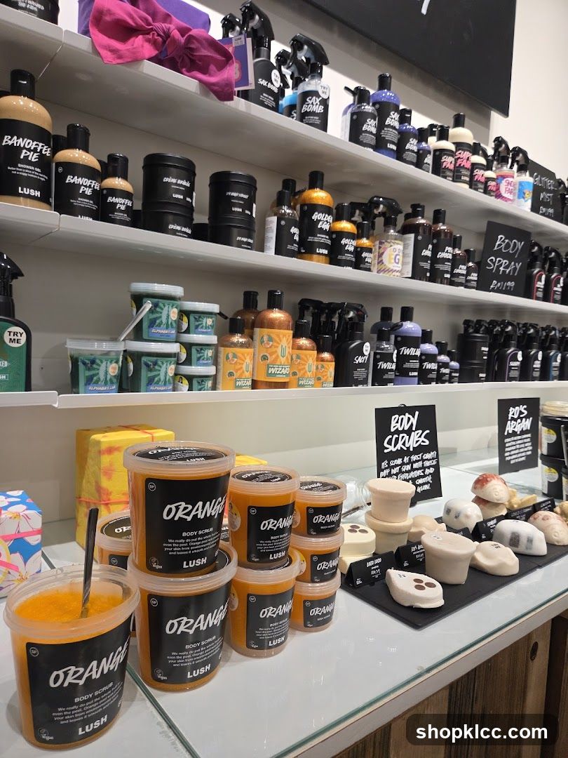 Lush Store Display