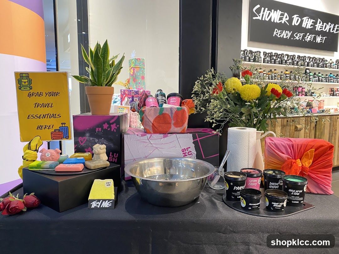 Lush Cosmetics Display
