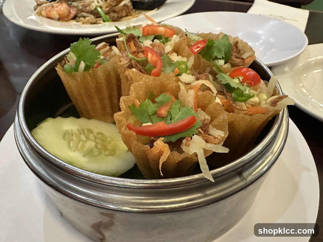 Crispy Appetizers with Cucumber