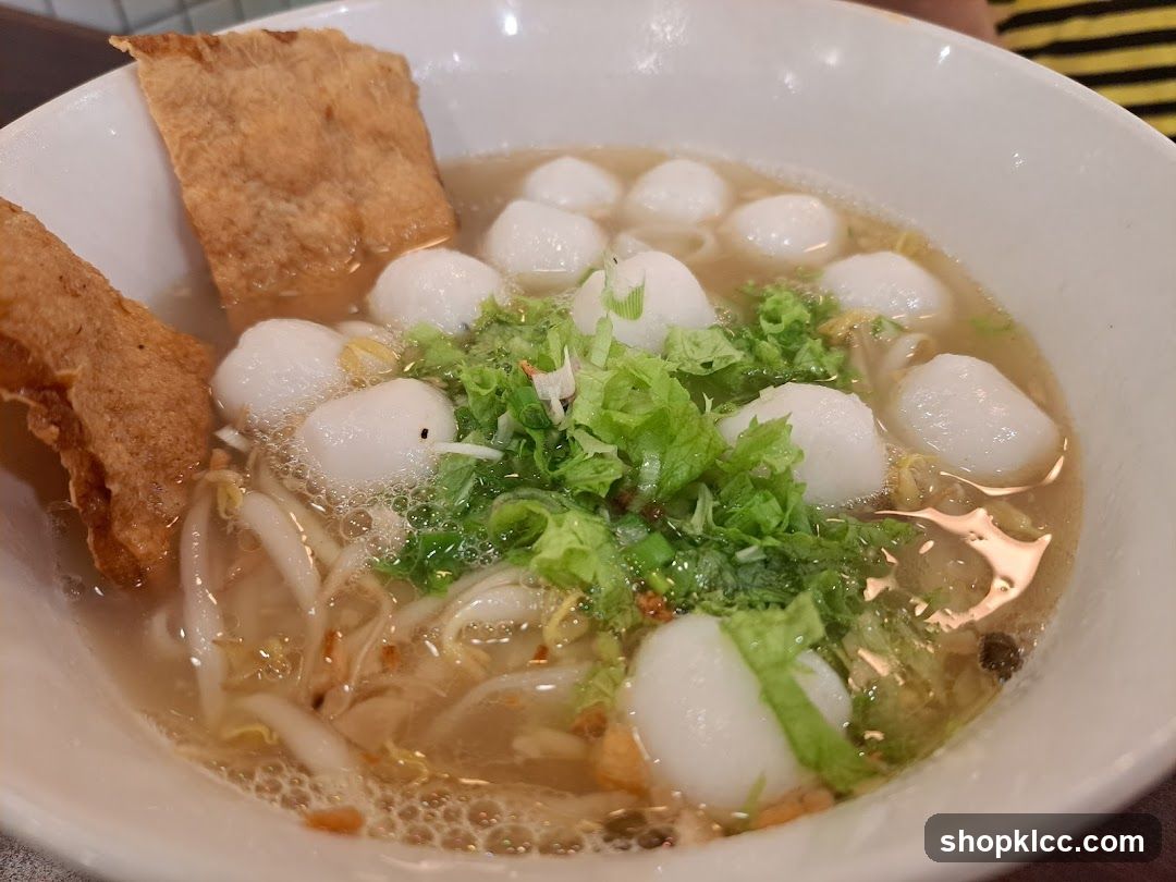 Fish Ball Noodle Soup