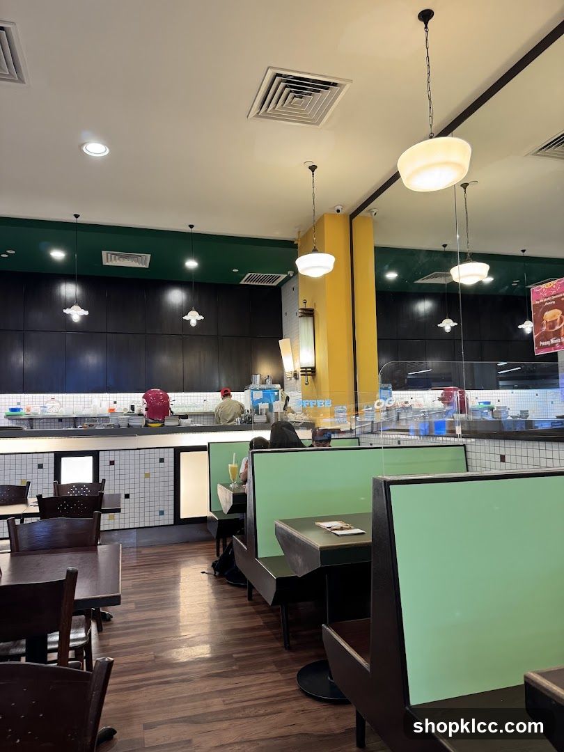 Restaurant Interior with Booths and Tables