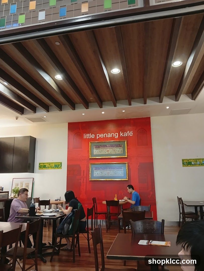 Interior of a cafe