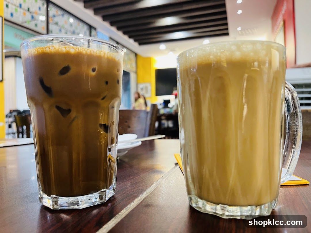 Iced Coffee and Milk Tea