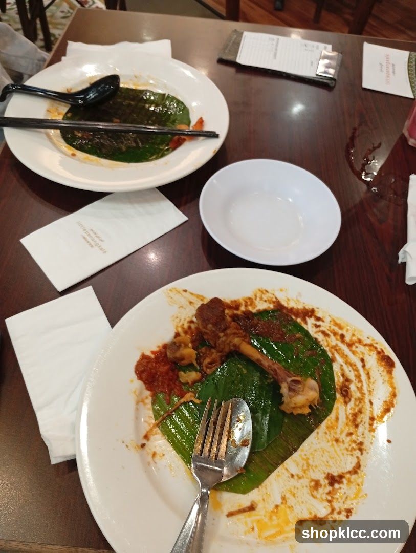 Leftover Food on Plates