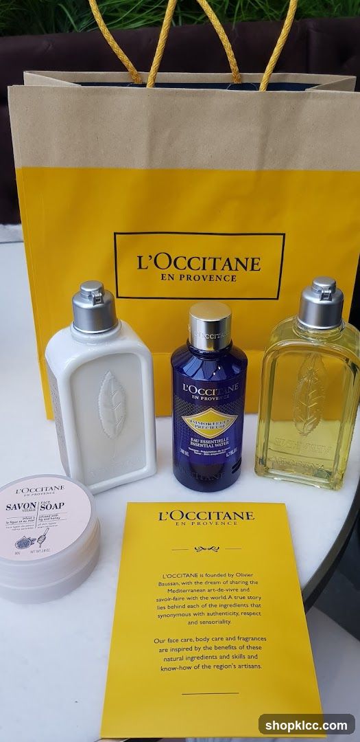 L'Occitane Products and Bag