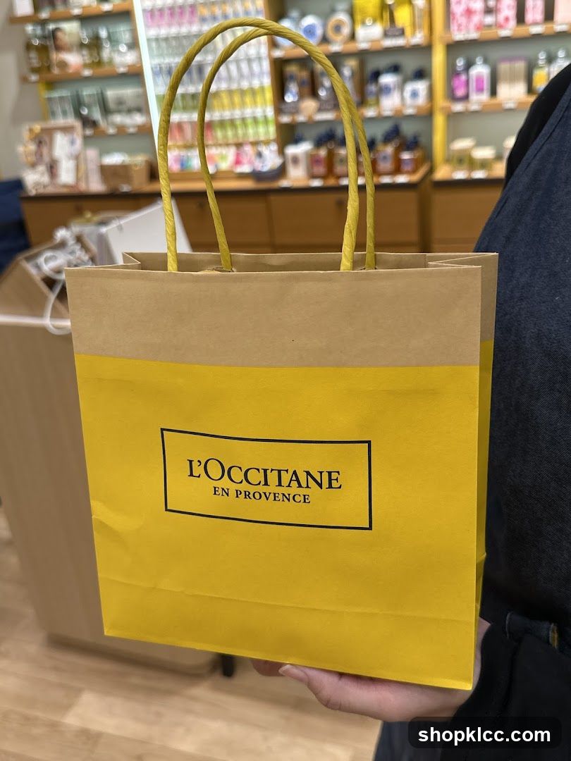 L'Occitane Shopping Bag