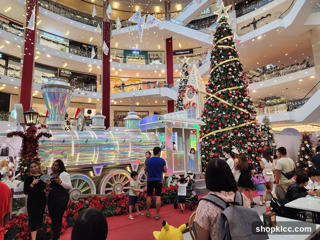 Christmas Decorations in a Mall