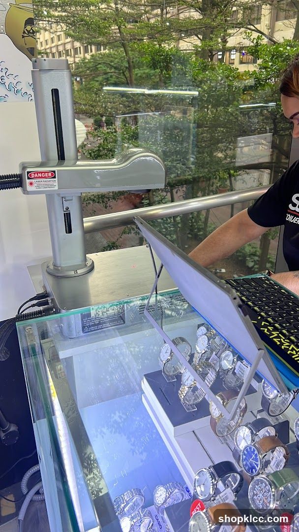 Watch Display and Engraving Machine