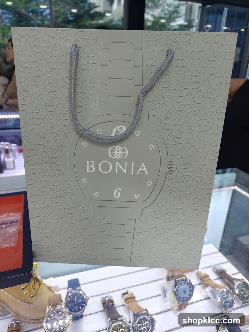 Bonia Shopping Bag with Watches
