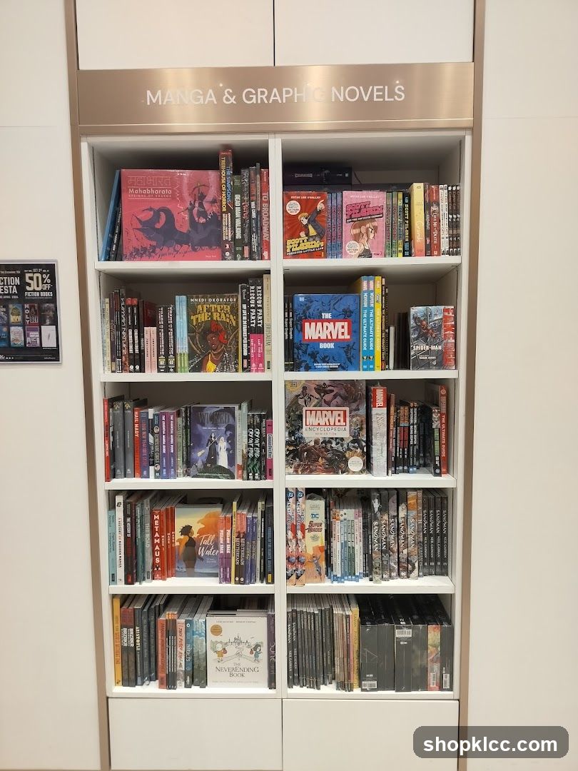 Manga and Graphic Novels Display