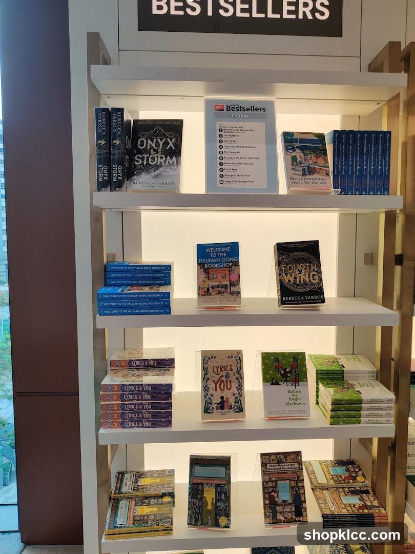 Bestsellers display