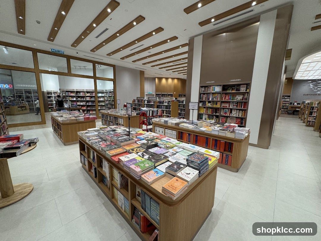 Interior of a bookstore