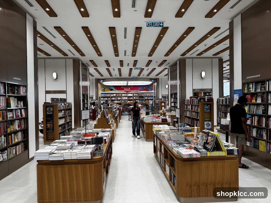 Interior of a bookstore
