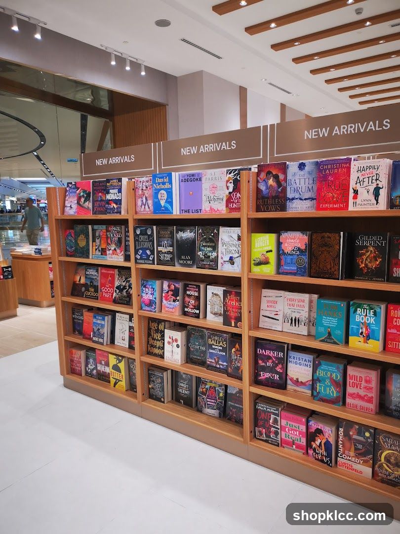 Bookstore interior with shelves of books
