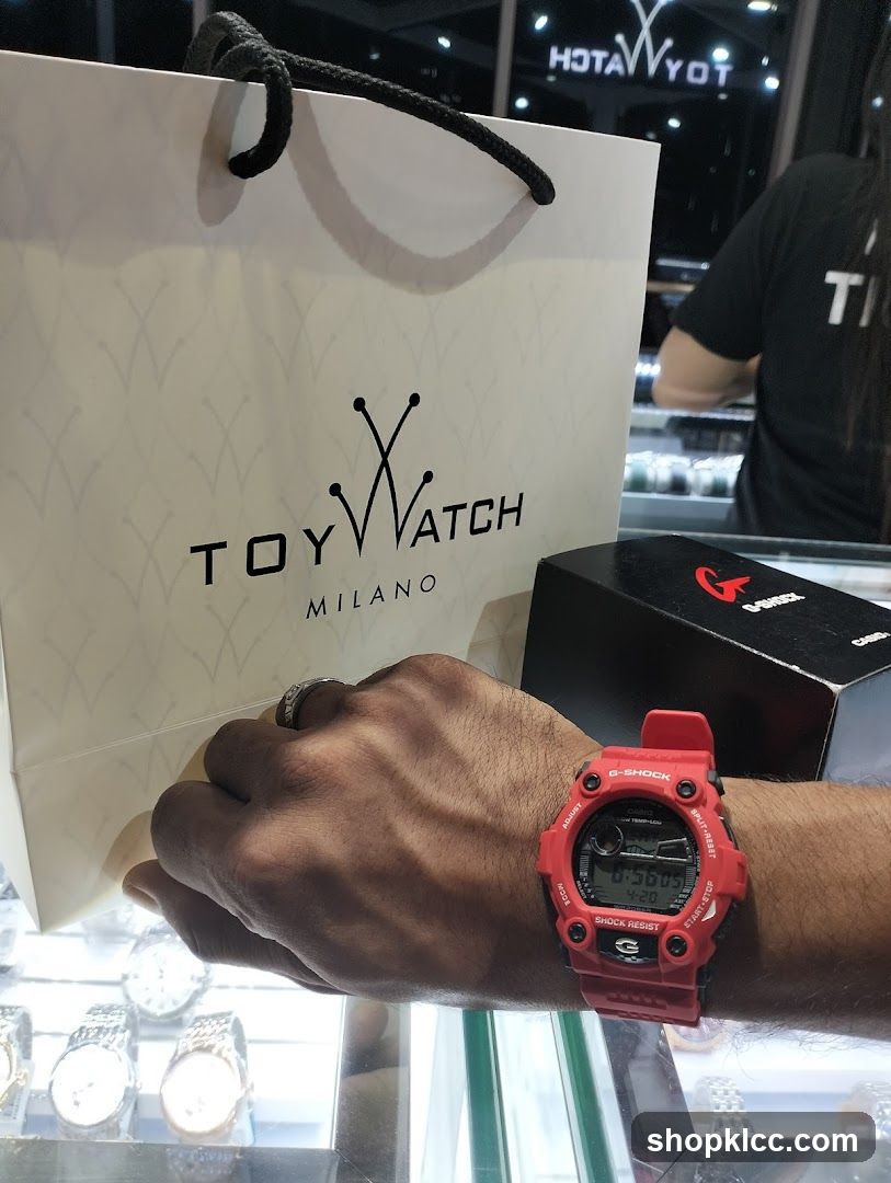 Toy Watch Shopping Bag and G-Shock Watch