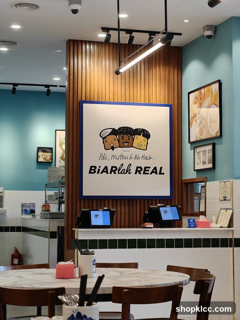 Restaurant Interior with Artwork