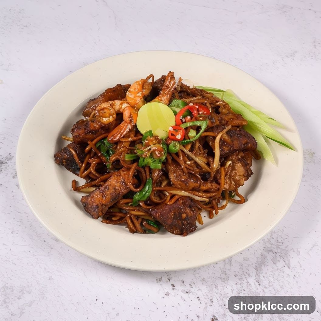 Noodles with Seafood and Meat