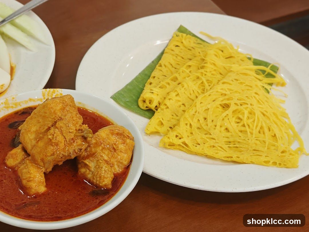 Chicken Curry with Roti Jala