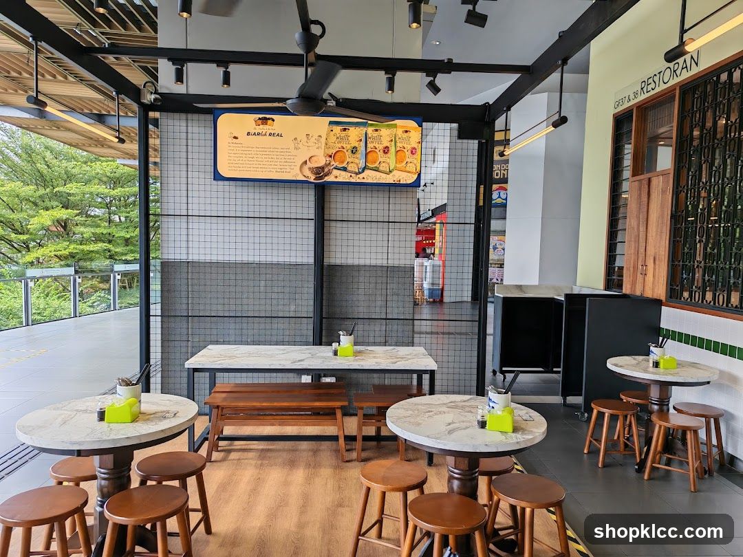 Cafe Interior with Seating