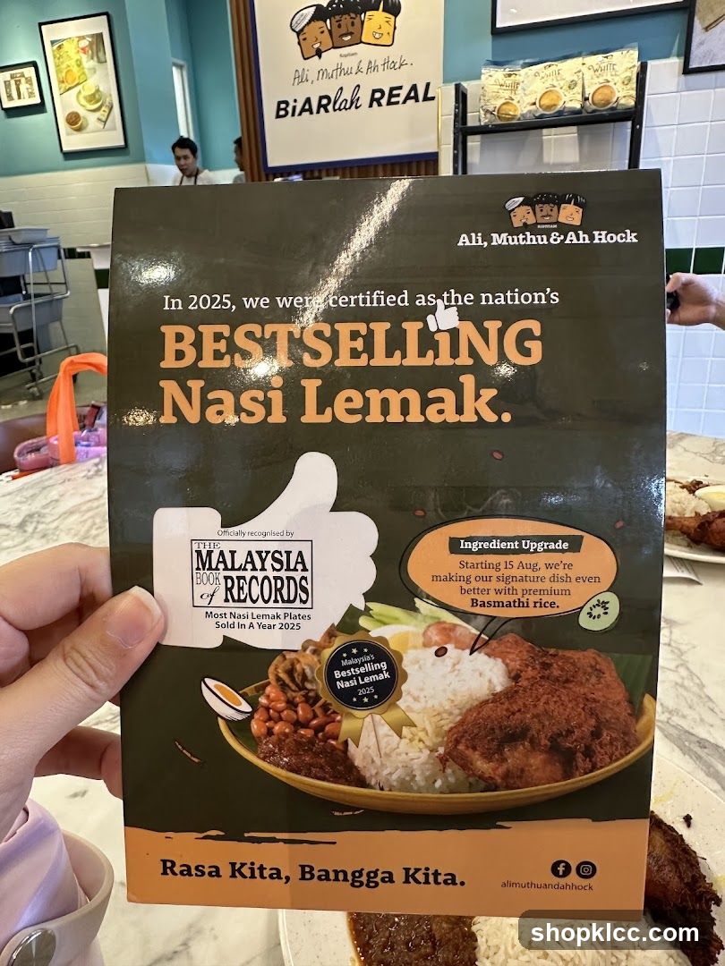 Ali, Muthu & Ah Hock Nasi Lemak Promotion