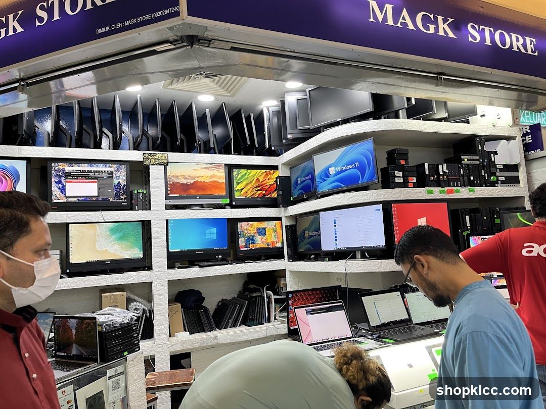 Computer Store Interior