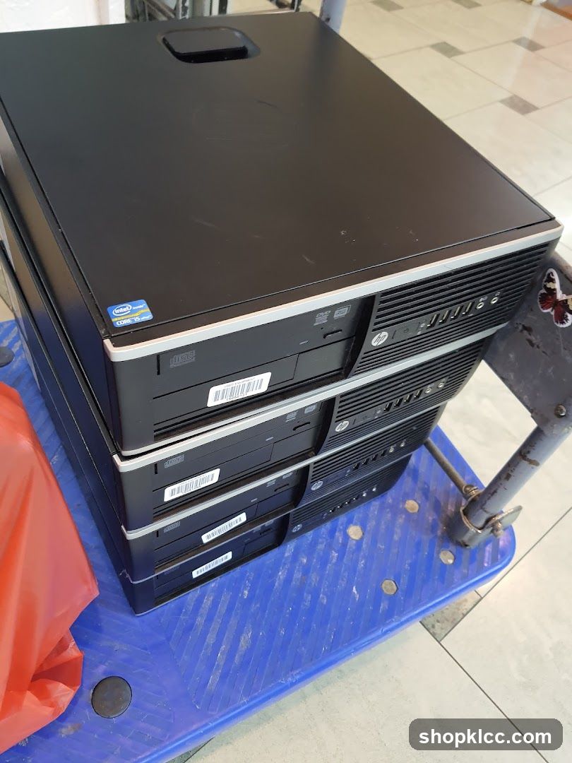 Stack of Desktop Computers