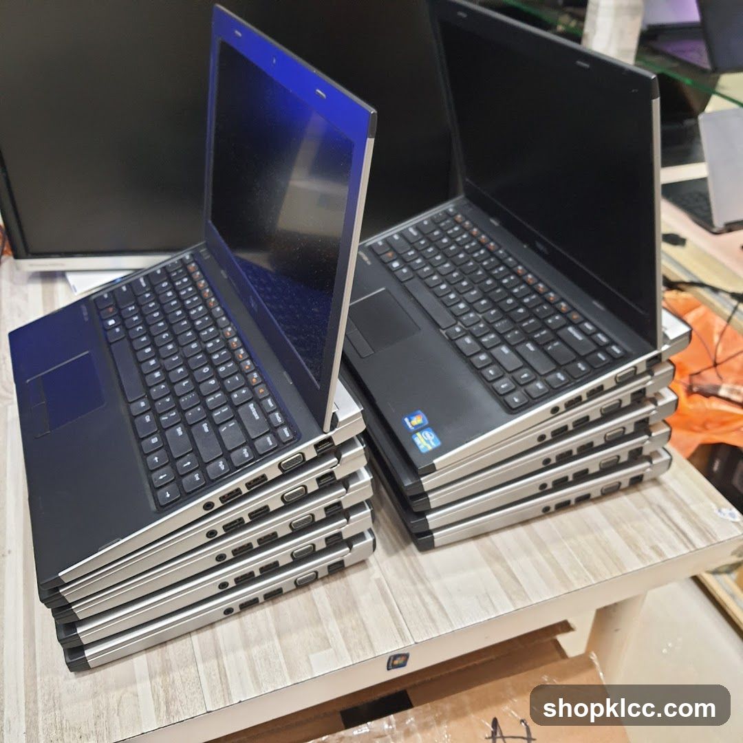 Stacked Laptops