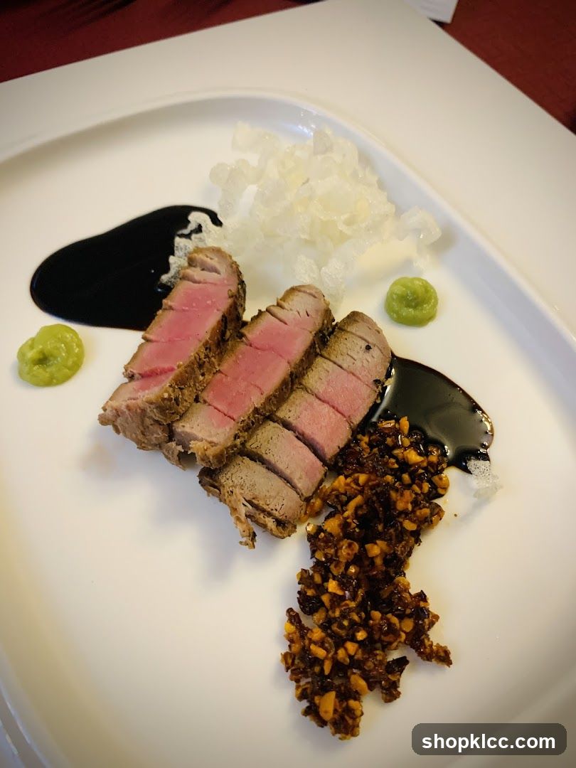 Seared Tuna Dish