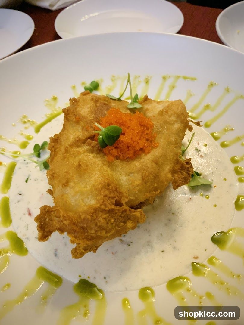 Fried Fish with Roe and Sauce