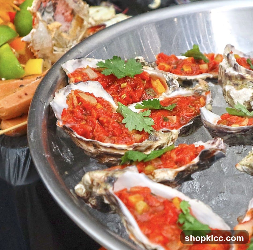 Oysters with Topping