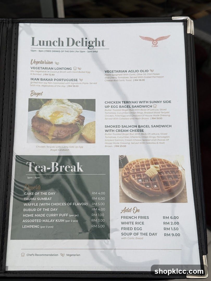 Lunch Delight & Tea-Break Menu