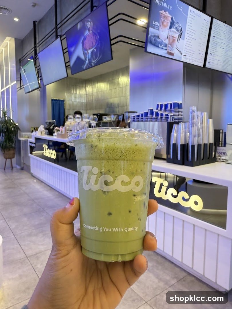 Matcha Drink at Ticco