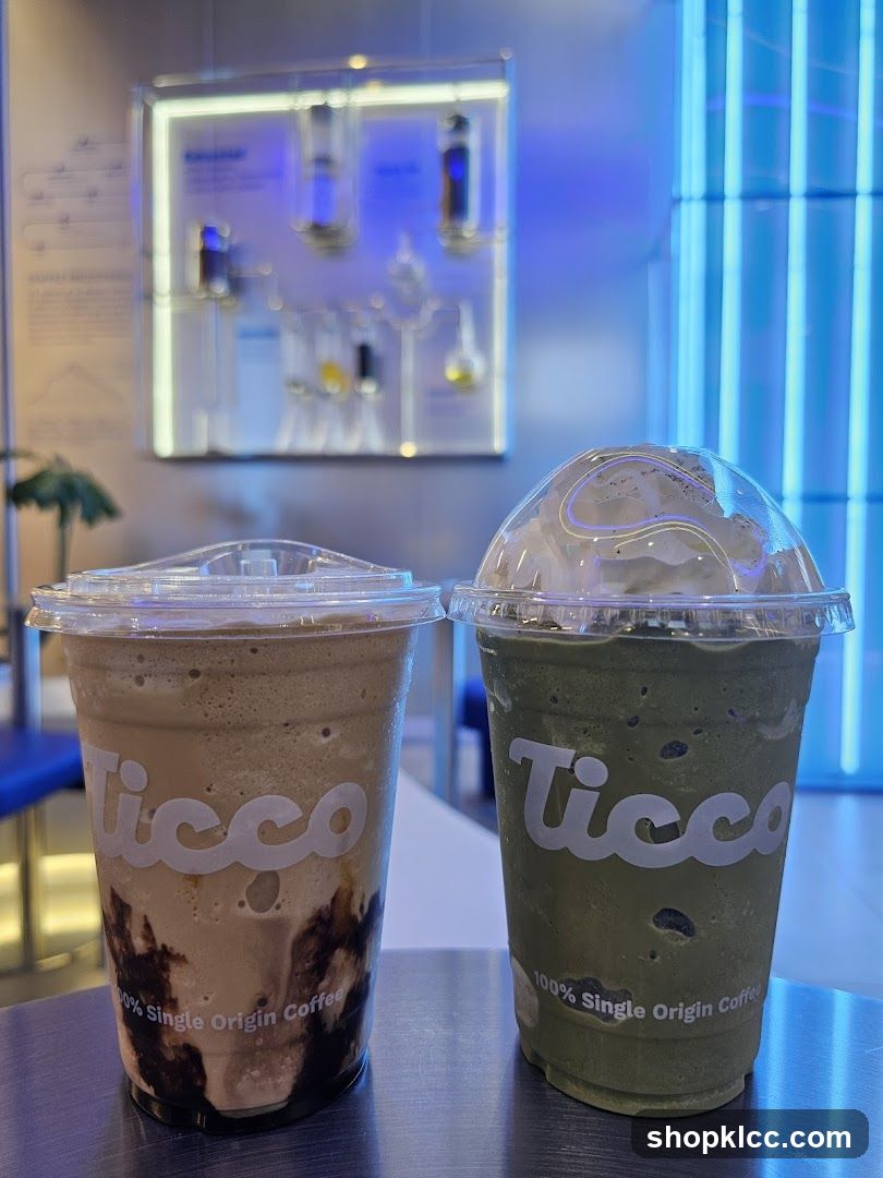 Two Iced Coffee Drinks