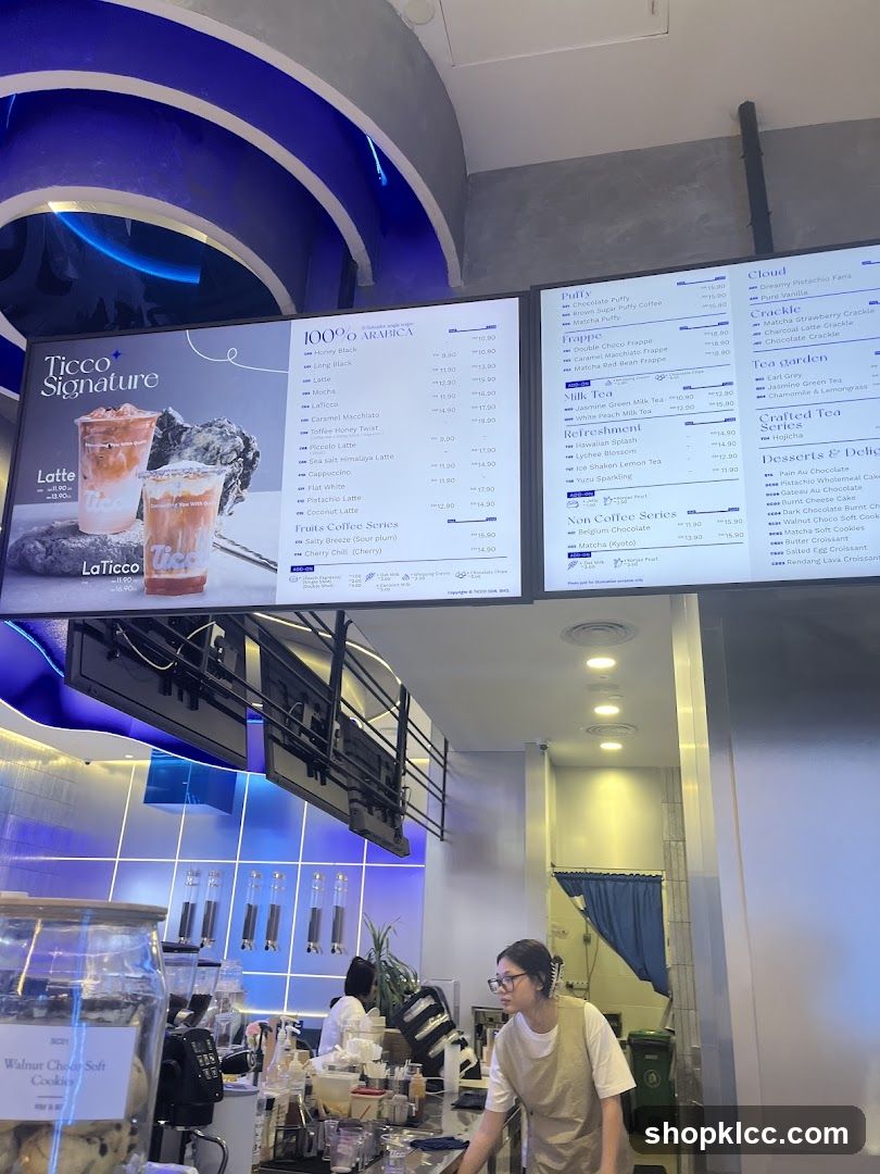 Ticco Signature Menu