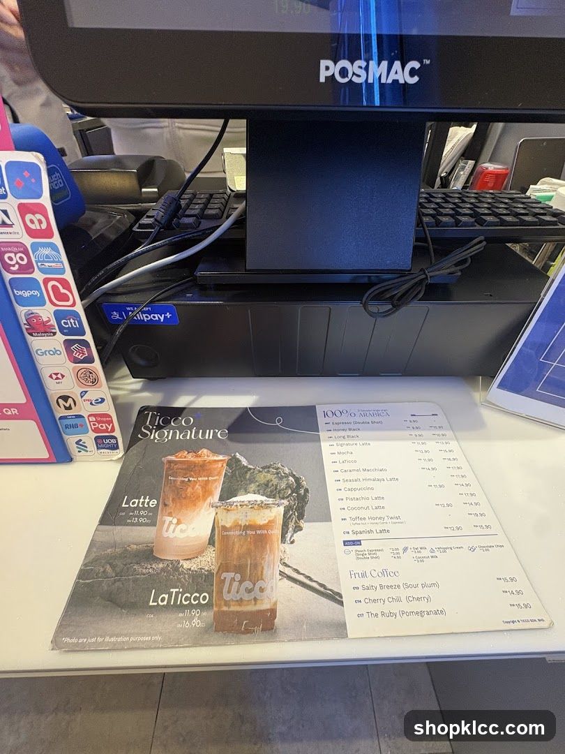 Ticco Signature Menu