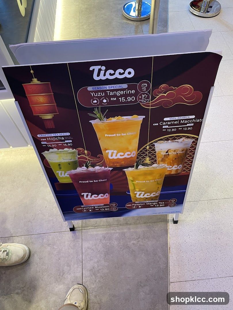 Ticco Drink Menu