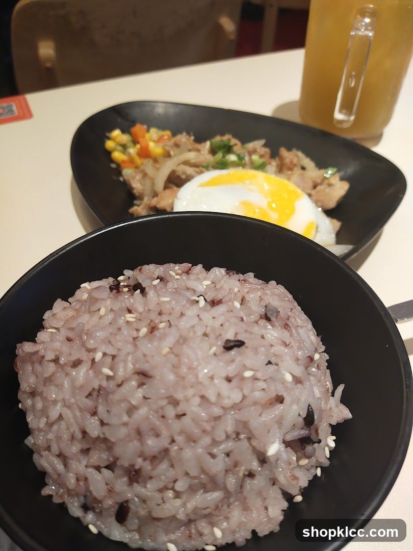 Rice and Meat Dish with Fried Egg