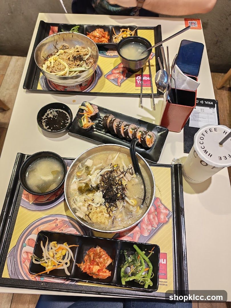 Korean Food Spread