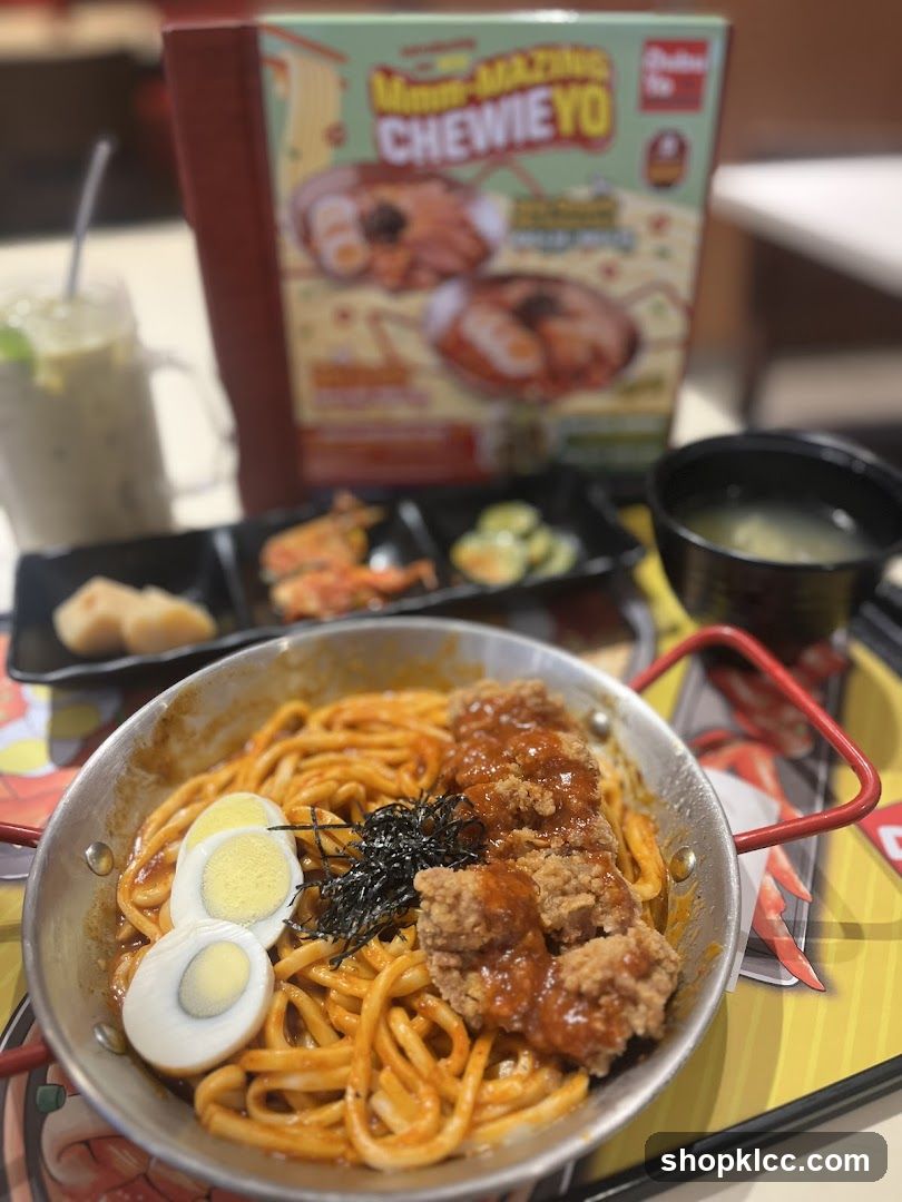 Noodle Dish with Sides