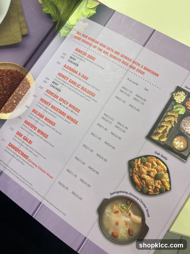 Korean Gogi Sets