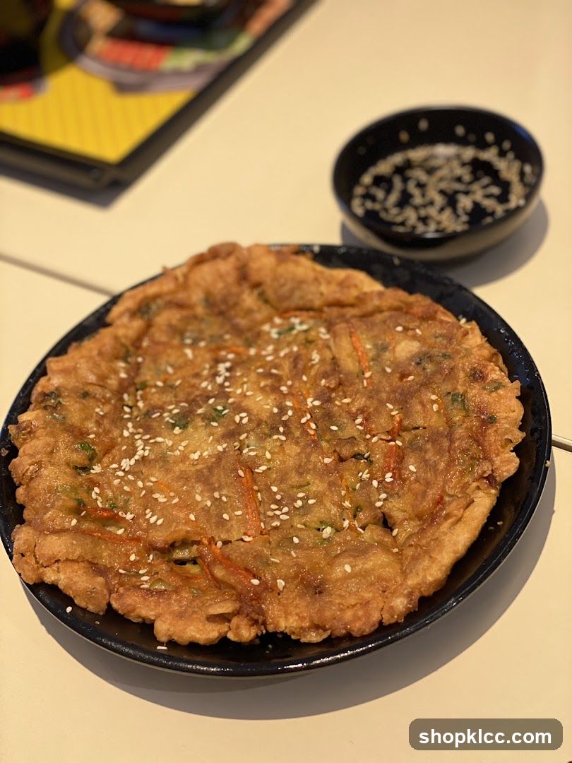 Korean Pancake with Dipping Sauce