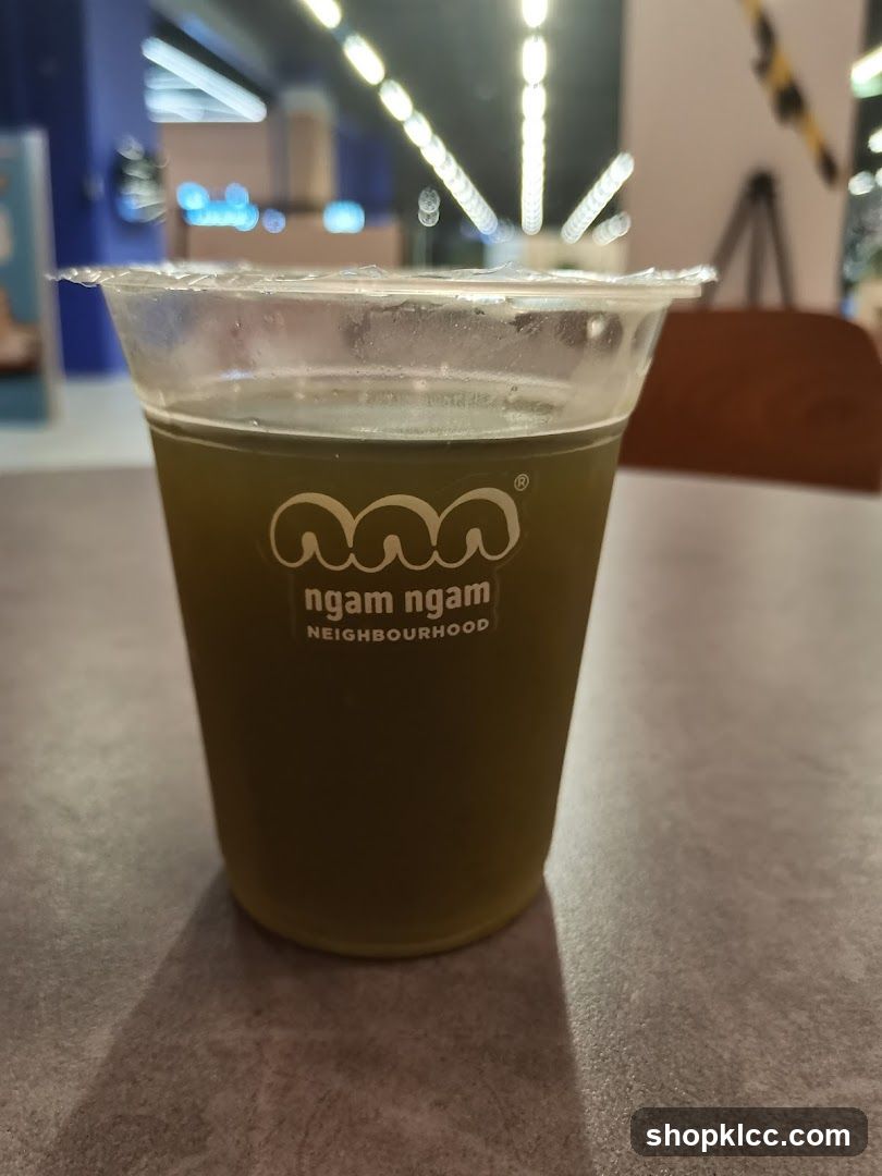Drink with logo