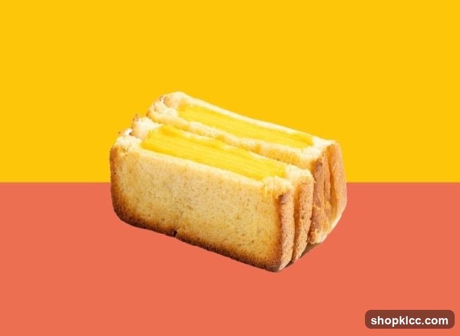 Bread with yellow filling