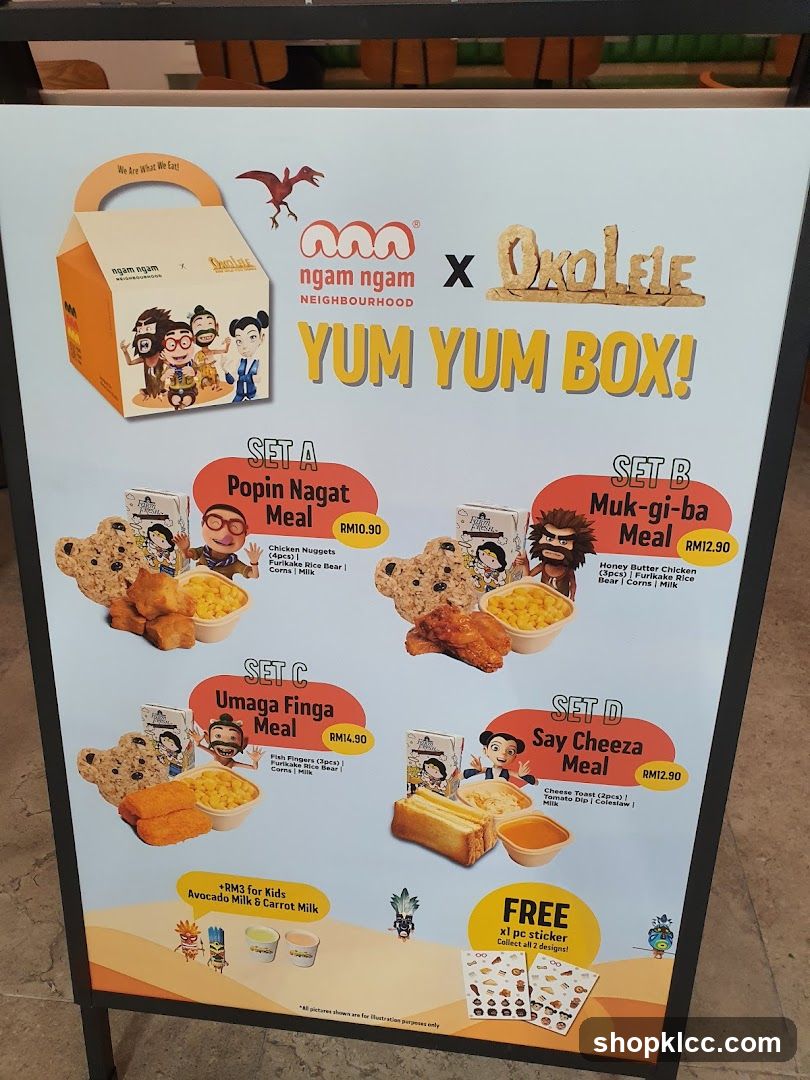 Yum Yum Box Menu