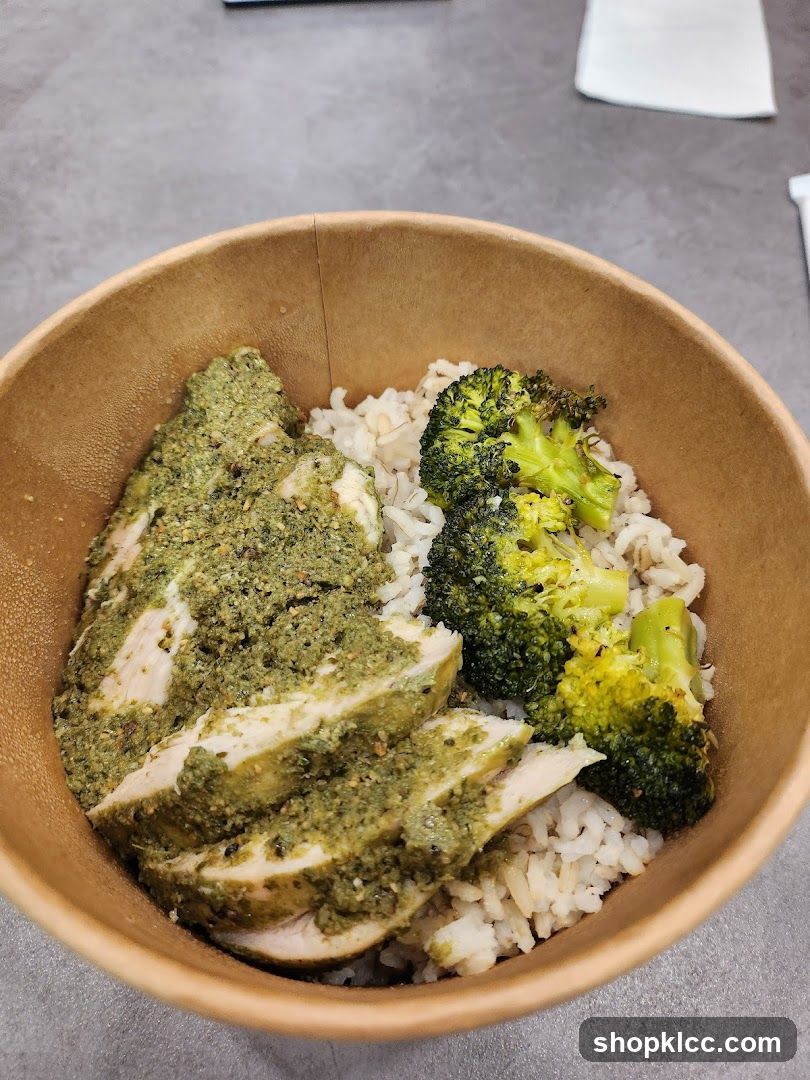 Chicken and Broccoli Bowl